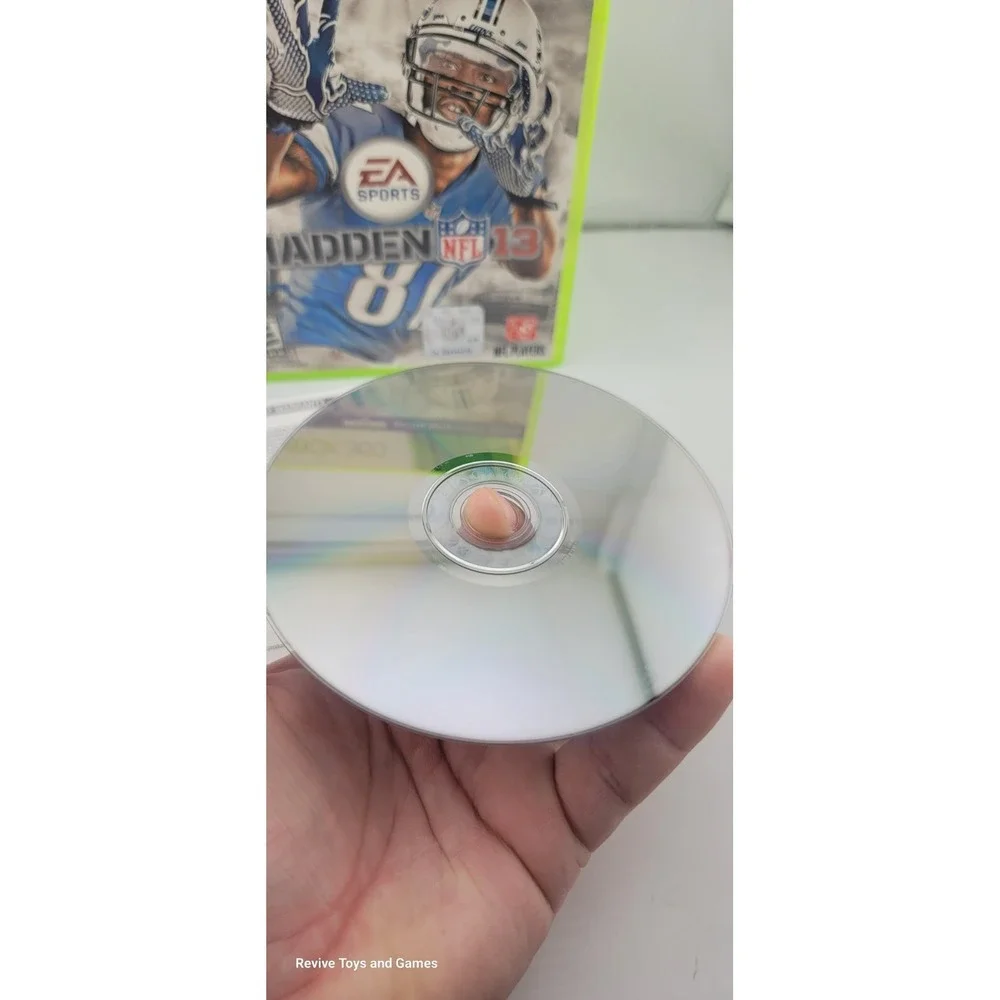 Madden NFL 13 (Microsoft Xbox 360, 2012) Game‎ and Case Tested and Working Great